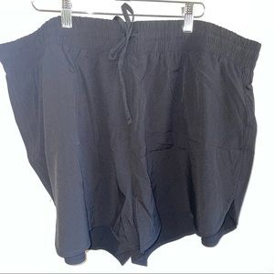VELOCITY. black athletic shorts.